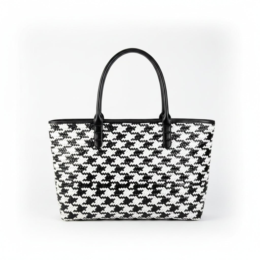 Houndstooth Bag - scarpehandmade