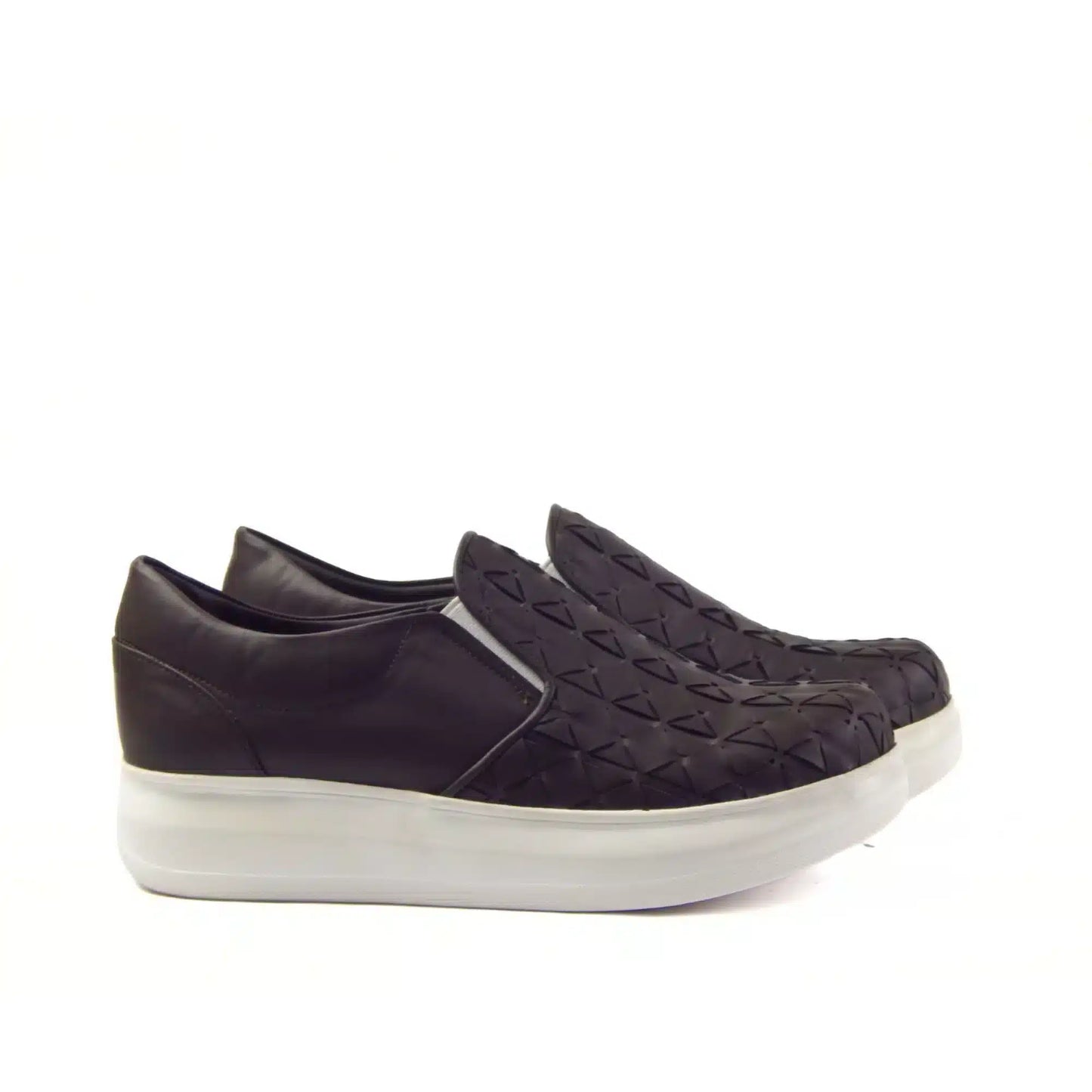 Hand - Braided Sneakers with 2 Straps - scarpehandmade