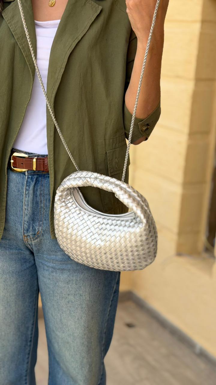 Silver Loop Bag - scarpehandmade