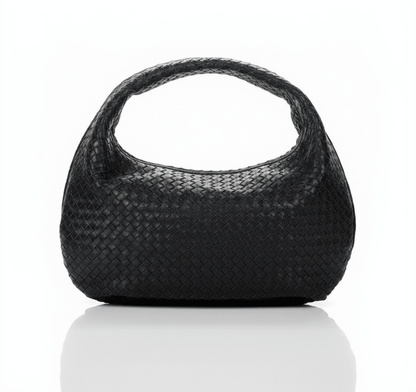 Black Loop Bag (Glossy) - scarpehandmade