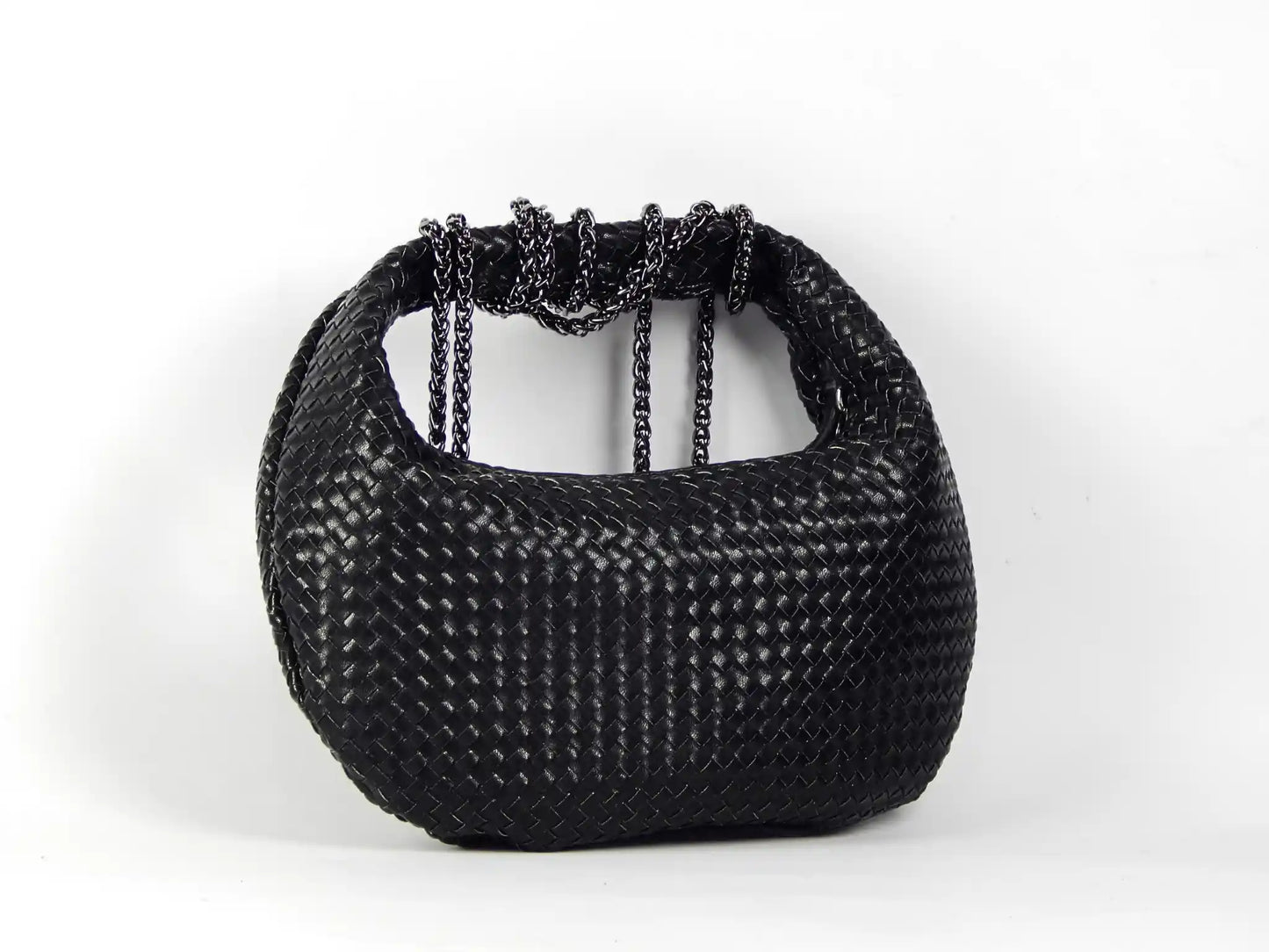 Black Loop Bag (Glossy) - scarpehandmade