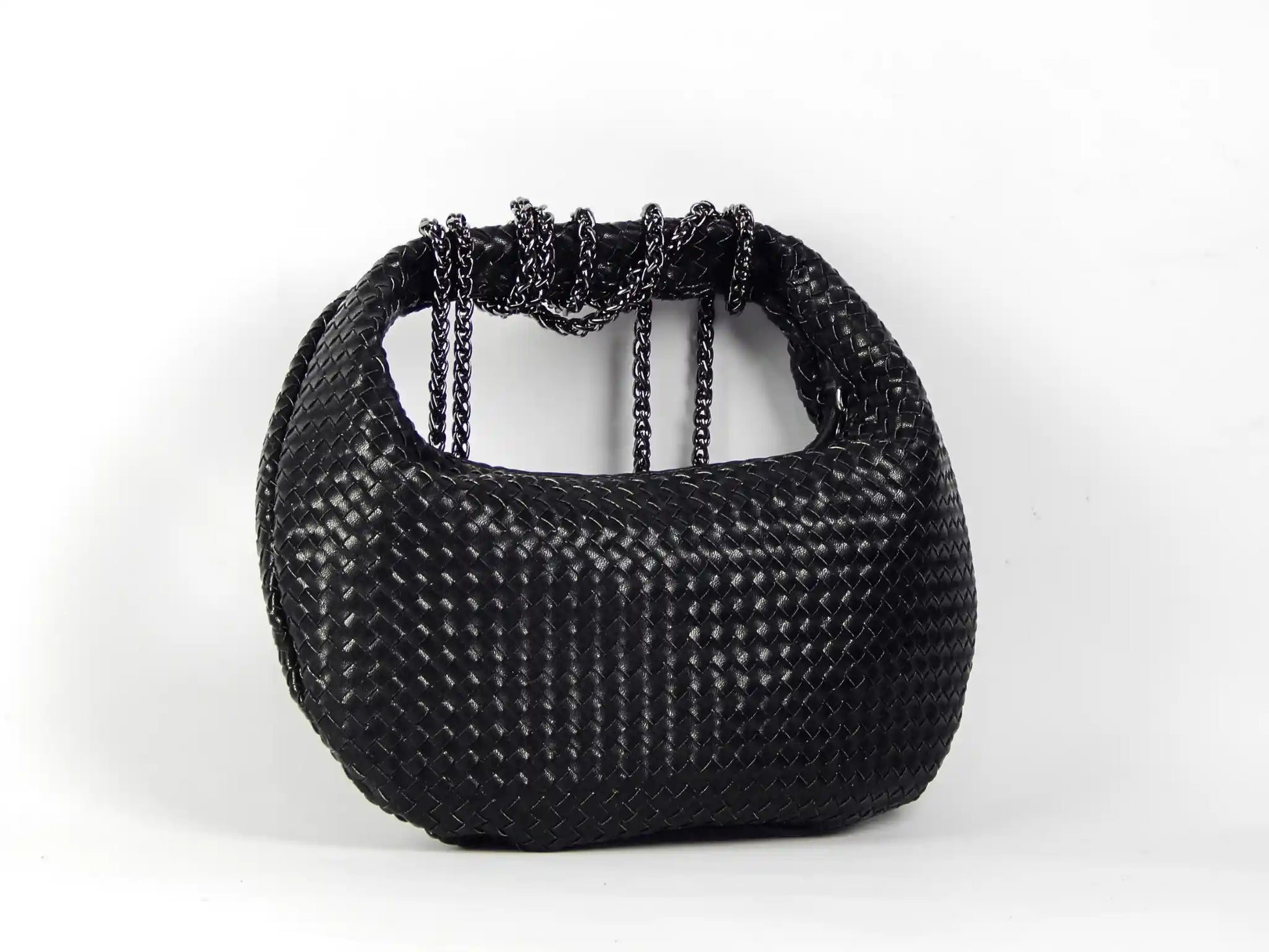 Black Loop Bag (Glossy) - scarpehandmade
