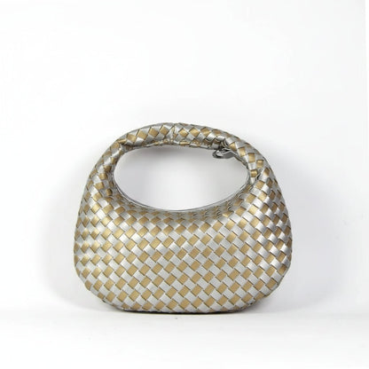 Silver & Gold Loop Bag - scarpehandmade