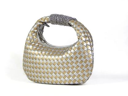 Silver & Gold Loop Bag - scarpehandmade