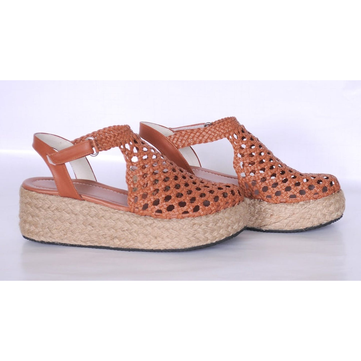 Braided Platform Sandal R503 6cm - scarpehandmade