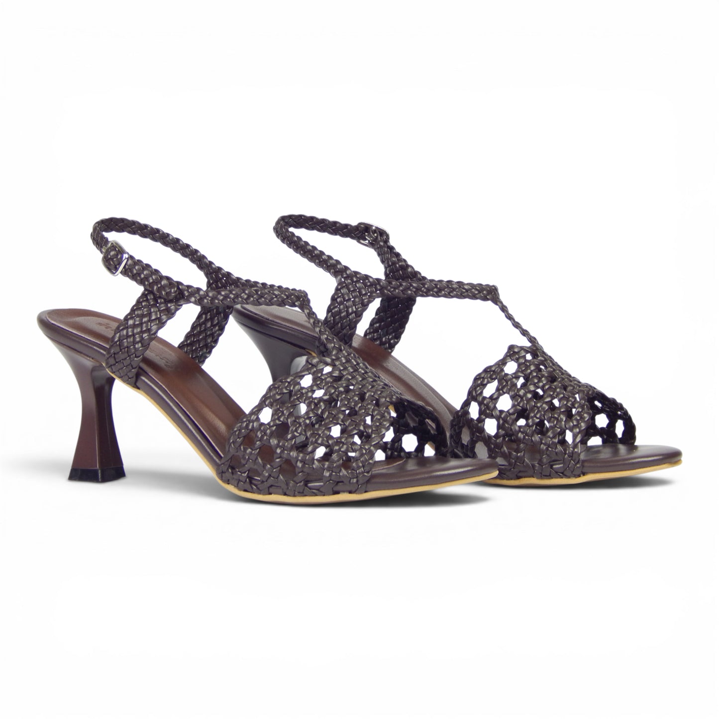 Talia Interwoven Slingback Heeled Sandals