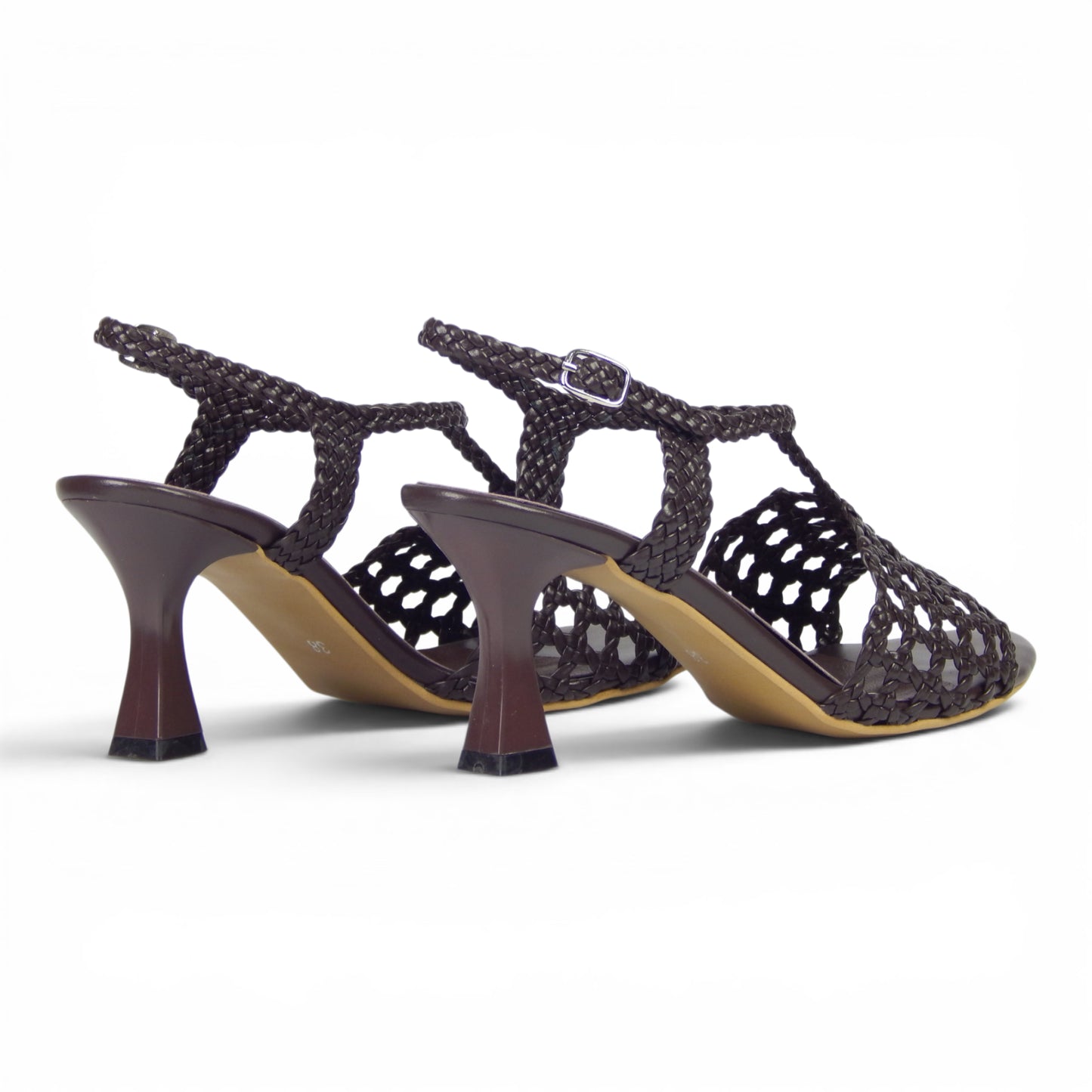 Talia Interwoven Slingback Heeled Sandals