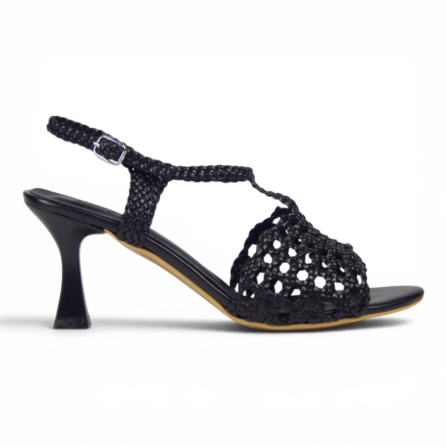 Talia Interwoven Slingback Heeled Sandals