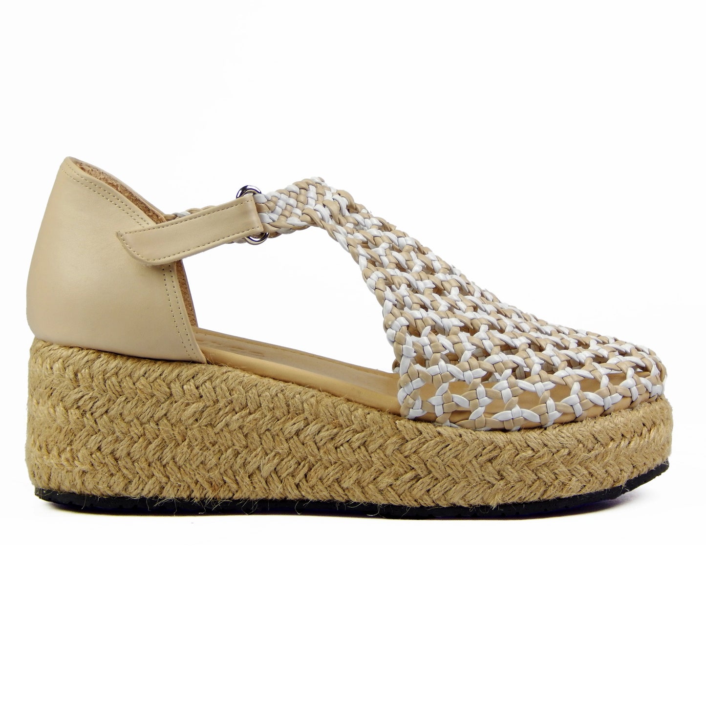 Sandal wedge closed R504 6cm