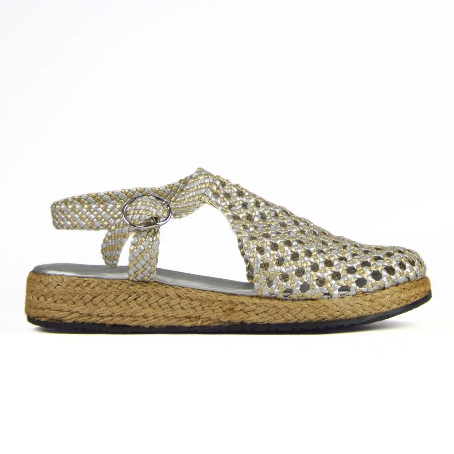 Handwoven Wedge Sandal R303 3cm - scarpehandmade