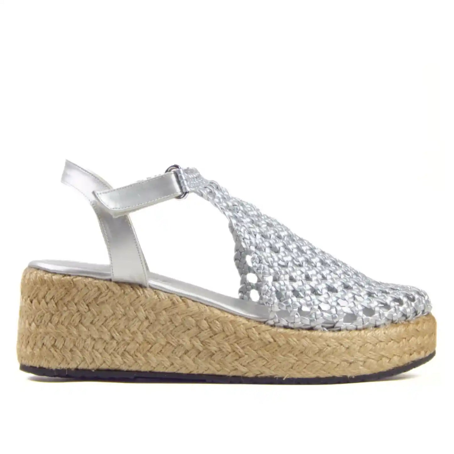 Braided Platform Sandal R503 6cm - scarpehandmade