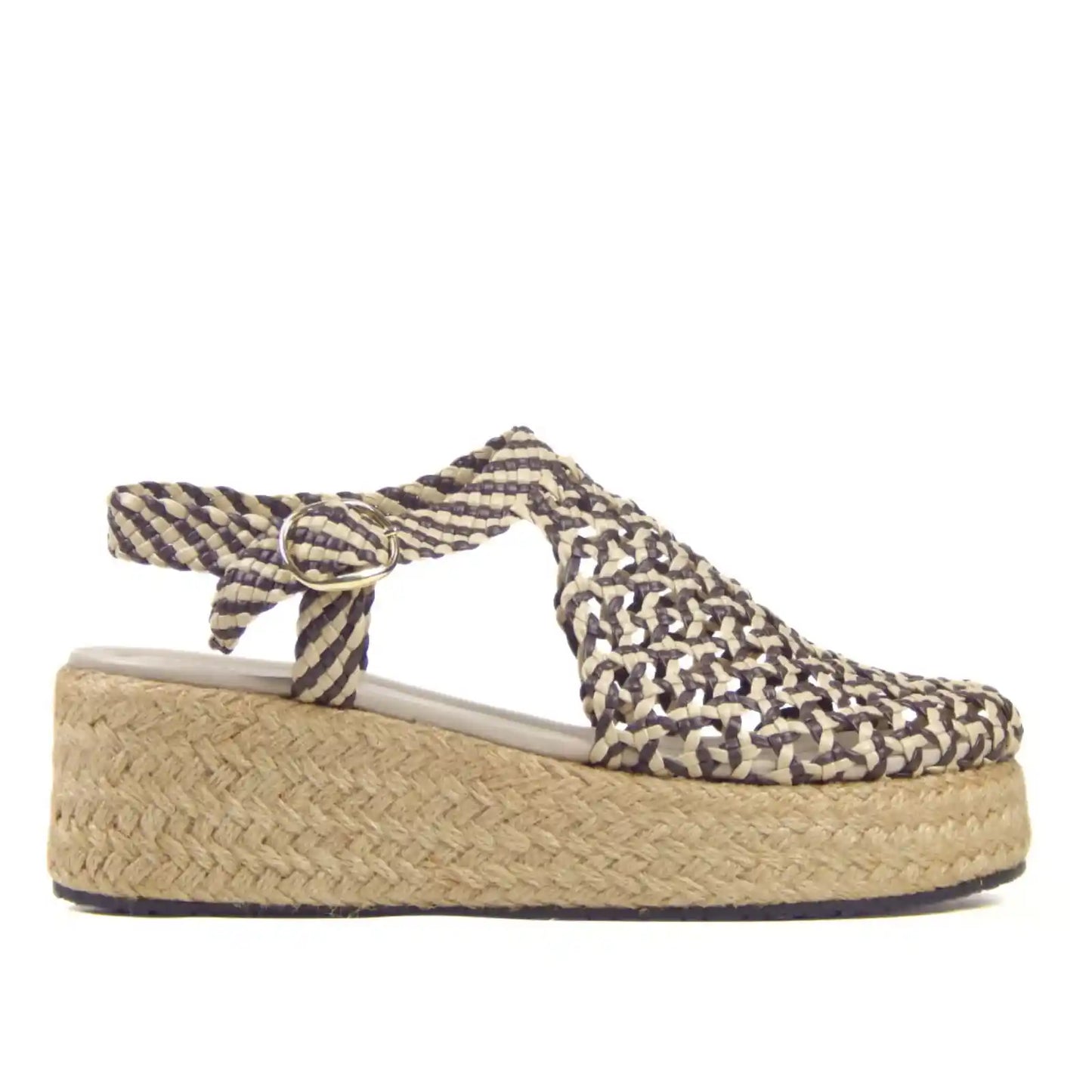 Braided Platform Sandal R503 6cm - scarpehandmade