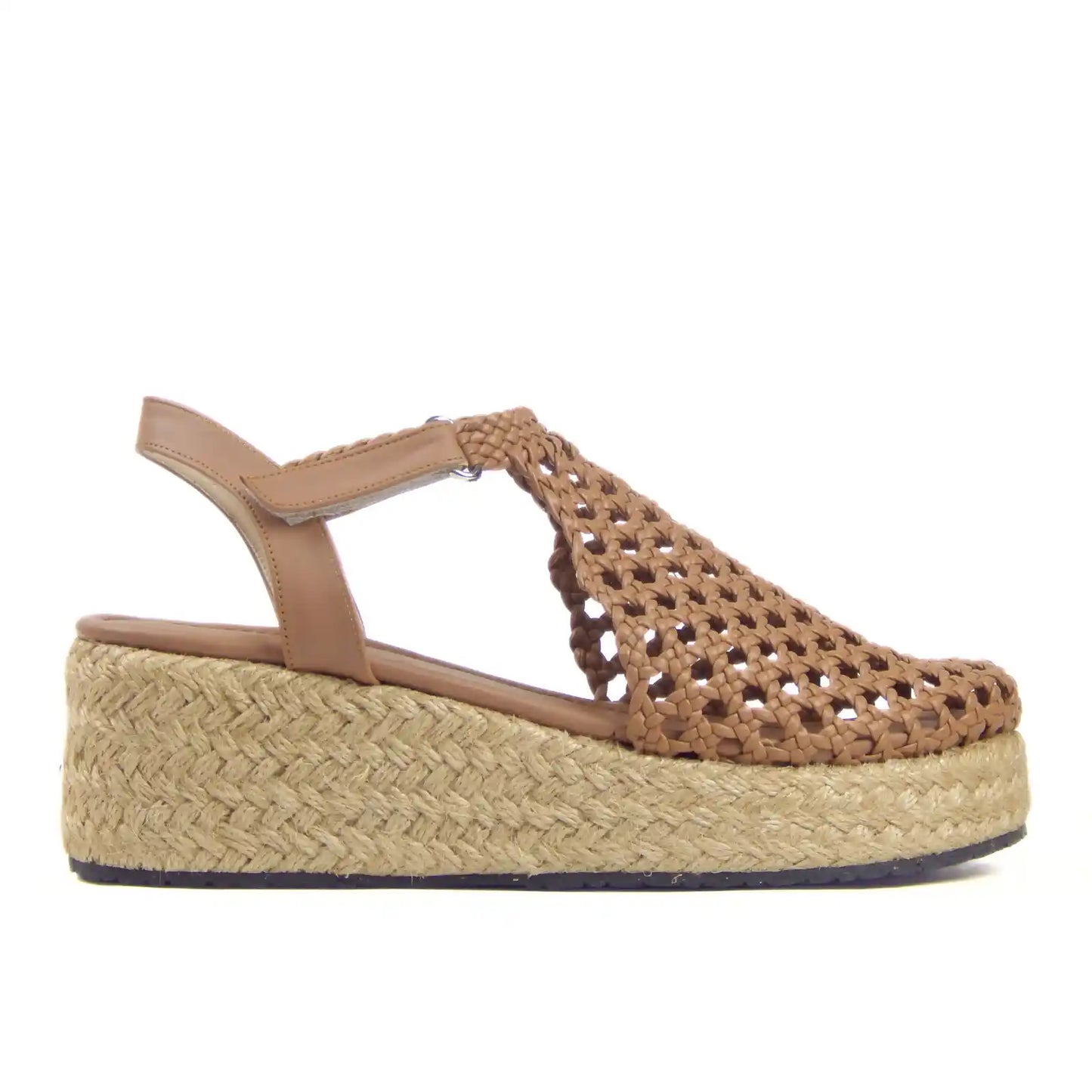 Braided Platform Sandal R503 6cm - scarpehandmade