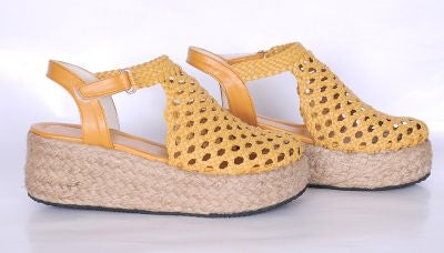 Braided Platform Sandals R503 6cm