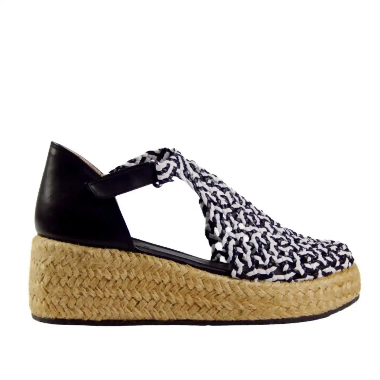 Sandal wedge closed R504 6cm