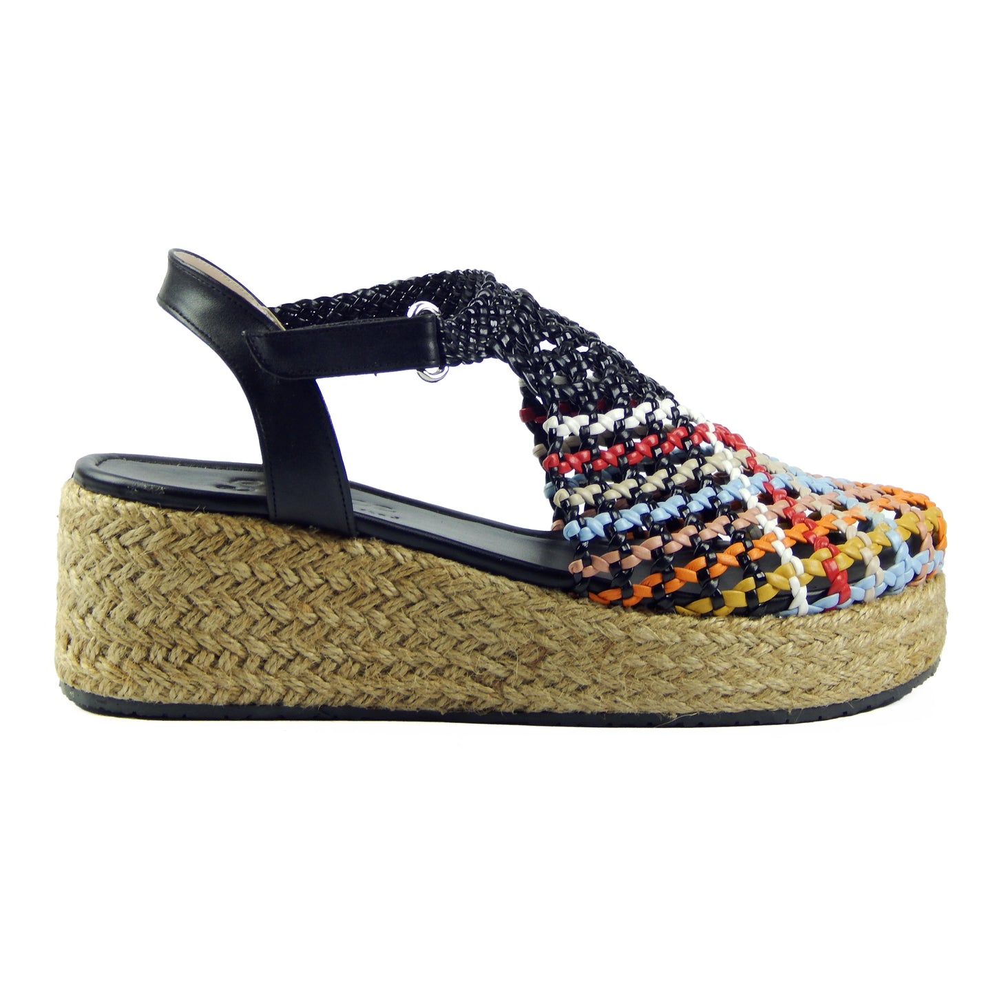 Braided Platform Sandal R503 6cm - scarpehandmade
