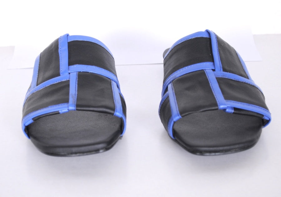 H-Strap Canvas Slide Sandals R117