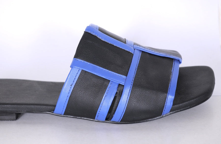 H-Strap Canvas Slide Sandals R117
