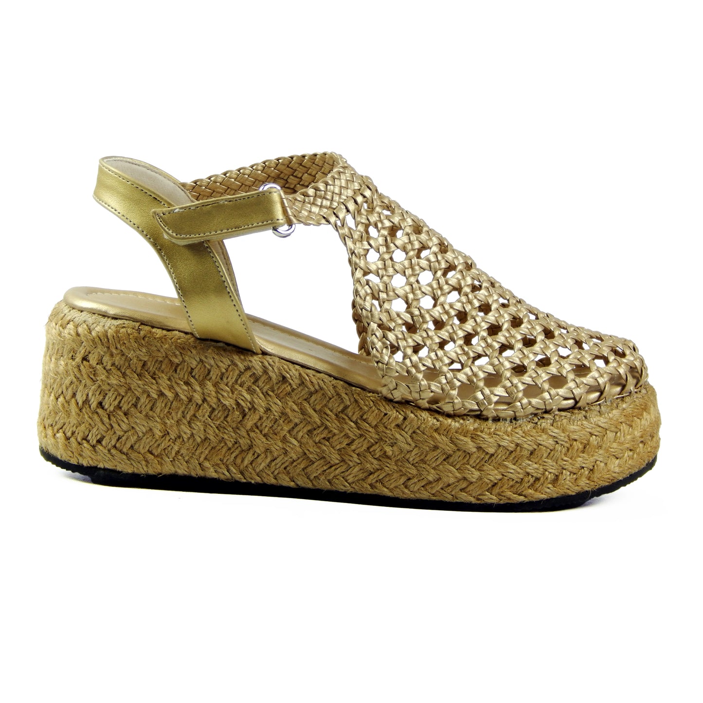 Braided Platform Sandals R503 6cm
