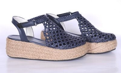 Braided Platform Sandal R503 6cm - scarpehandmade