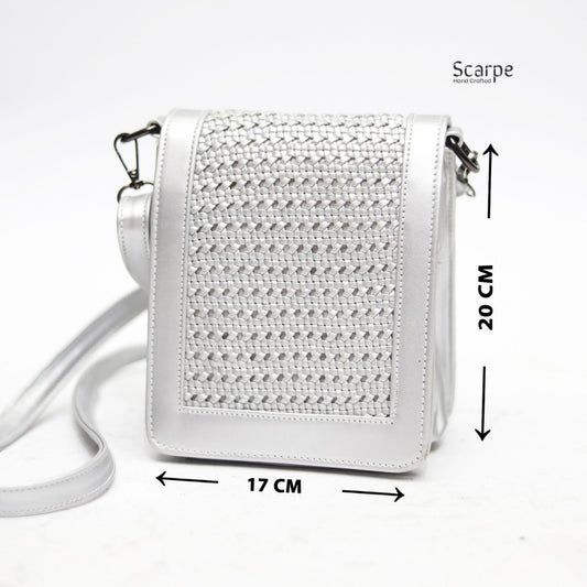 The Braided Vertical Satchel