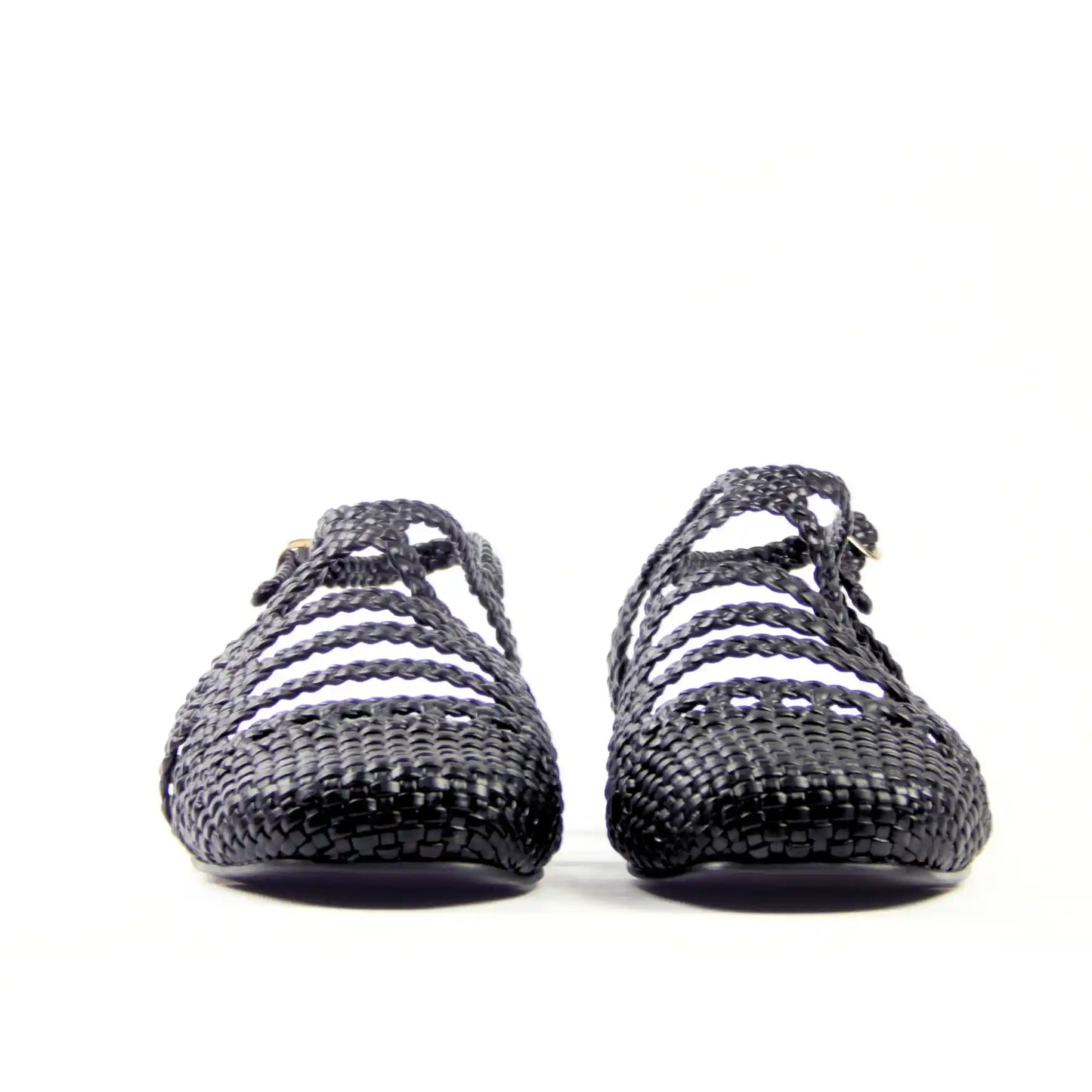 Black Riviera Sandals 2cm