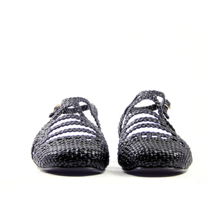 Black Riviera Sandals 2cm