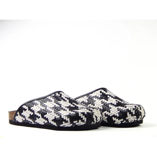 Houndstooth Clogs
