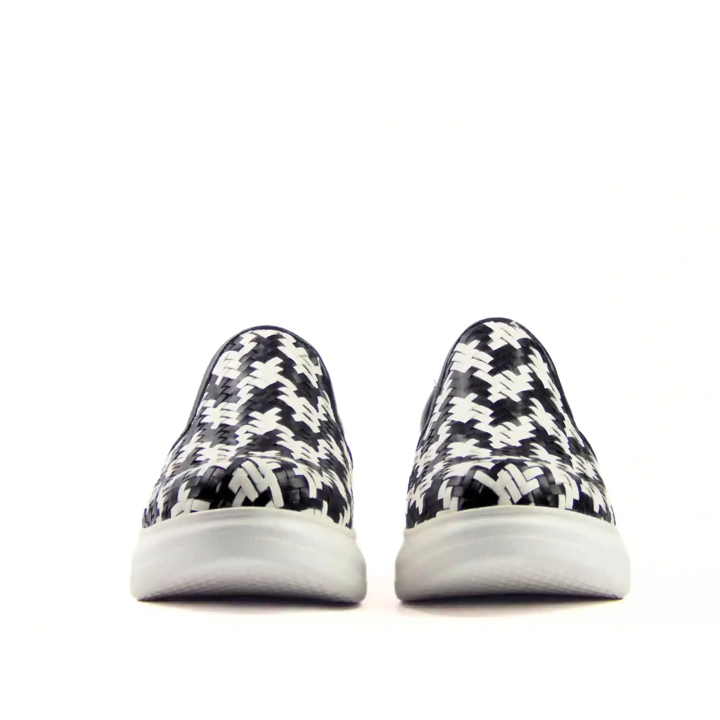 Hand - Braided Sneakers with 2 Straps - scarpehandmade