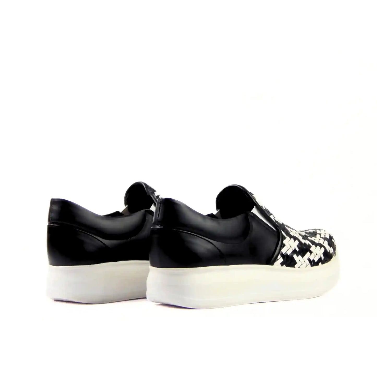 Hand-Braided Sneakers with 2 Straps