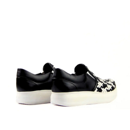 Hand-Braided Sneakers with 2 Straps
