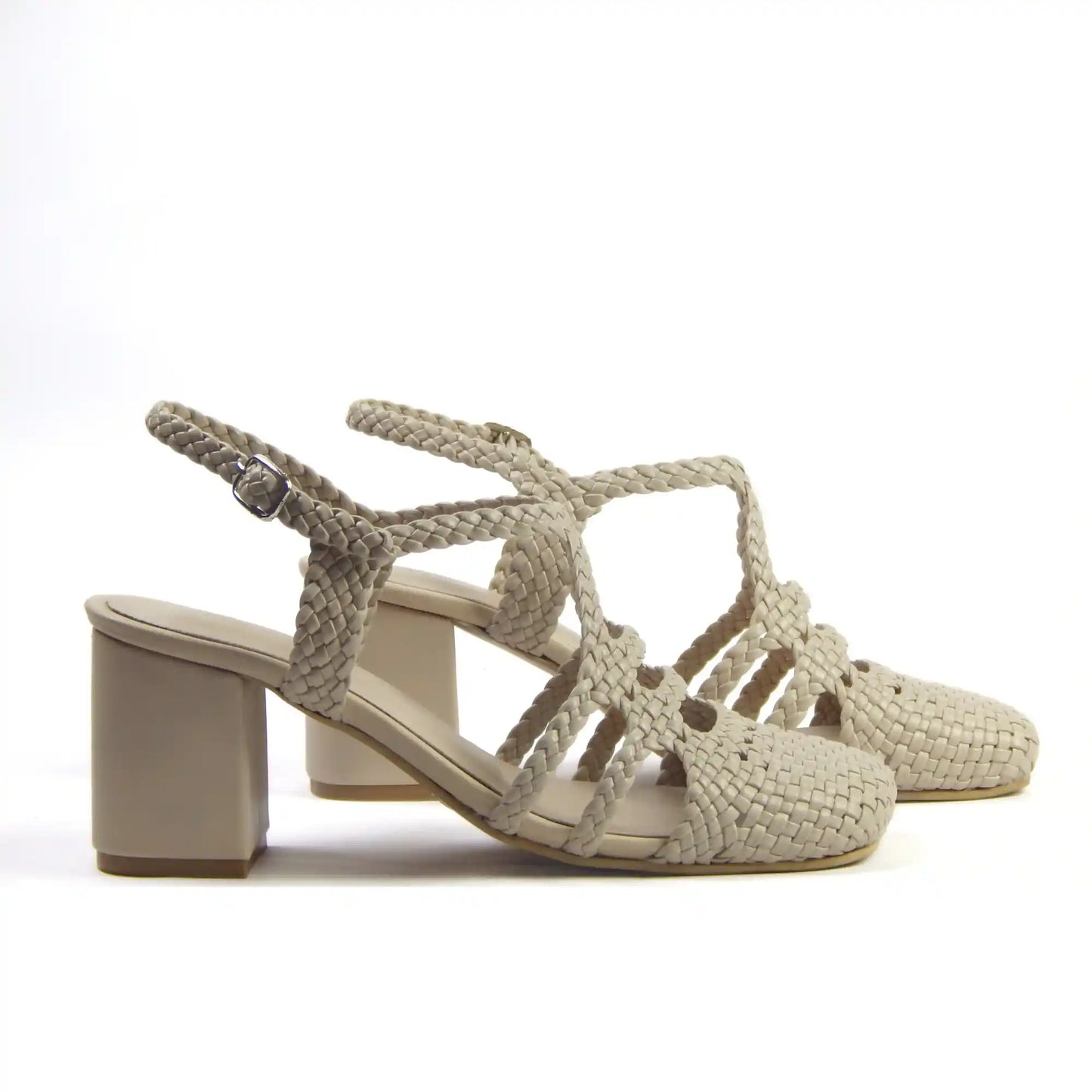 Beige Riviera Sandals 5cm