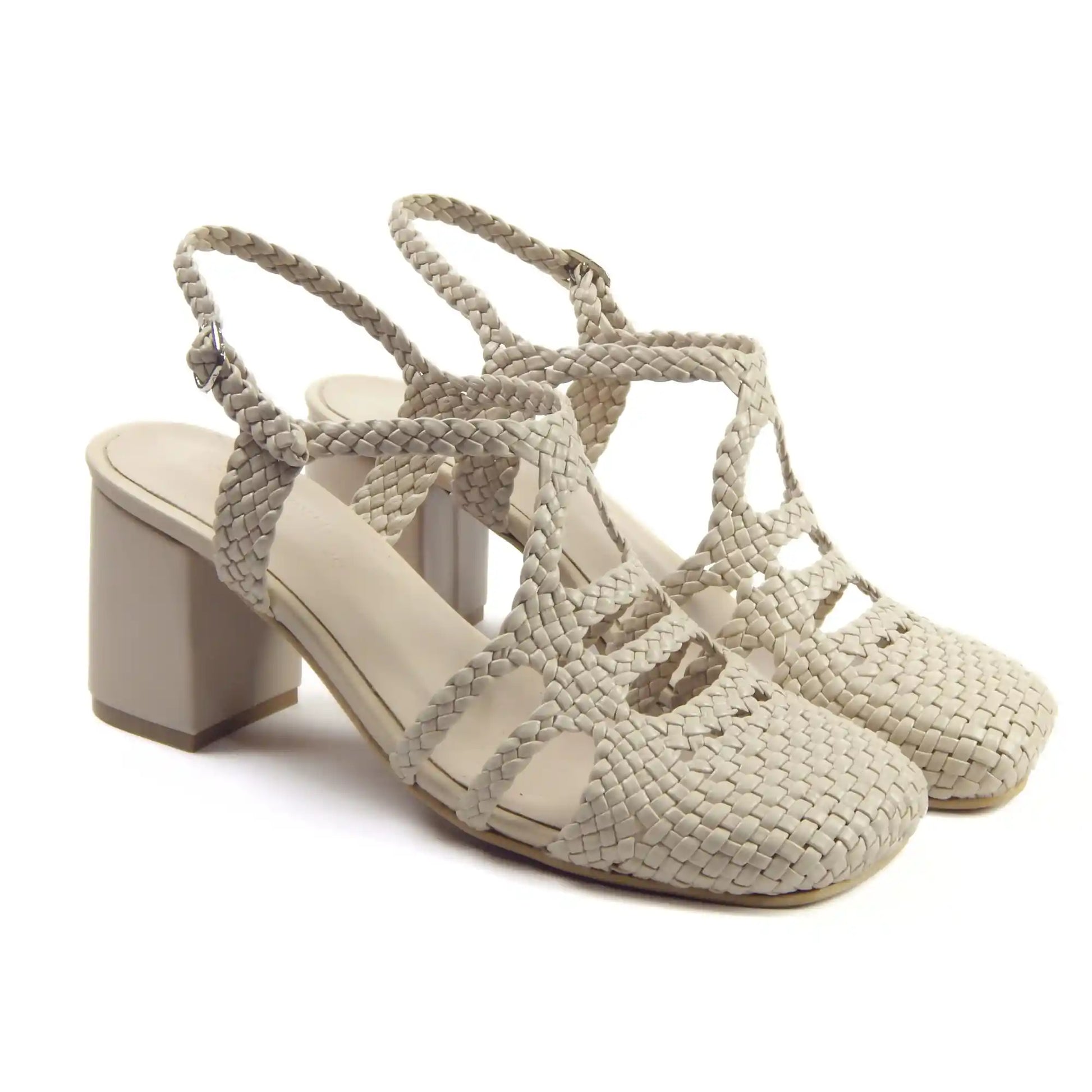 Beige Riviera Sandals 5cm