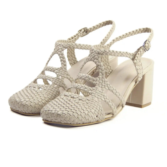Beige Riviera Sandals 5cm