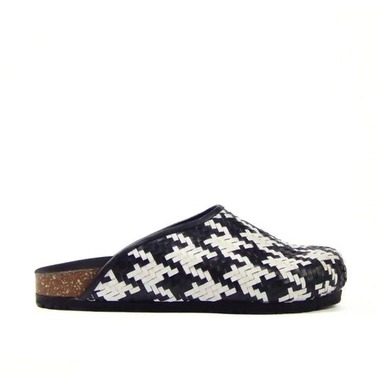 Houndstooth Clogs
