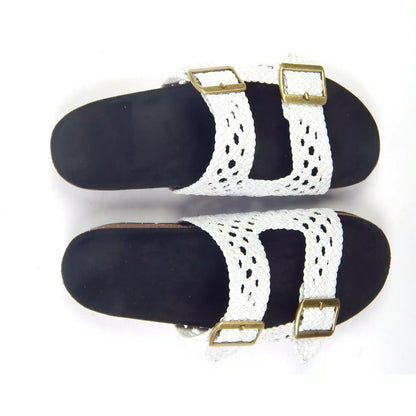 Urban Step White Clogs