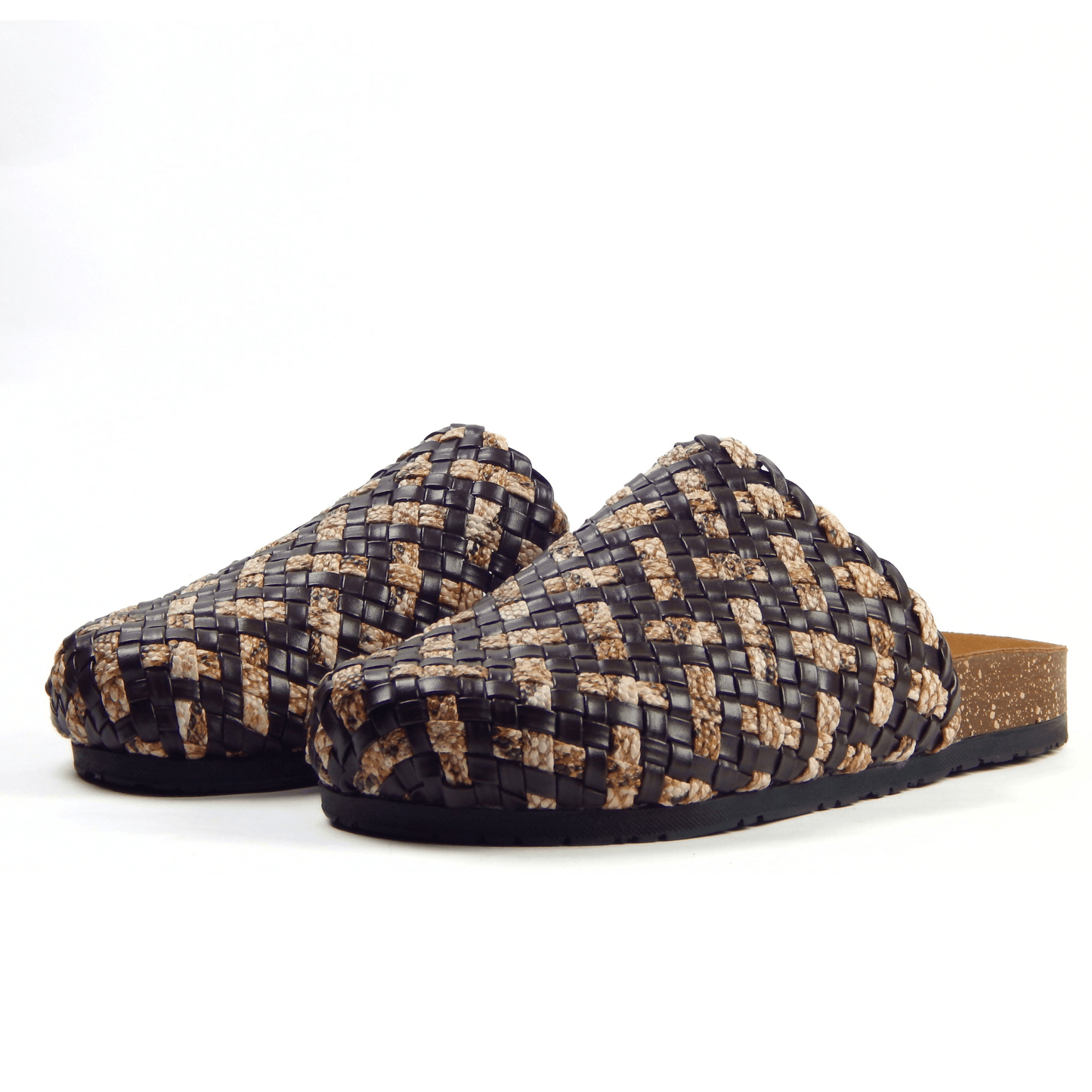 Earthtone Weave Clogs