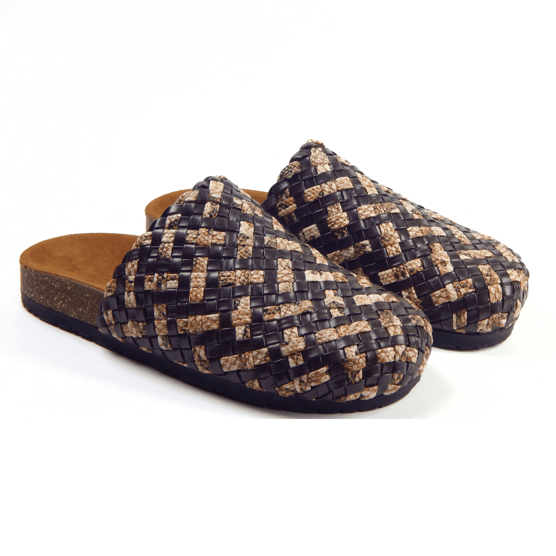 Earthtone Weave Clogs