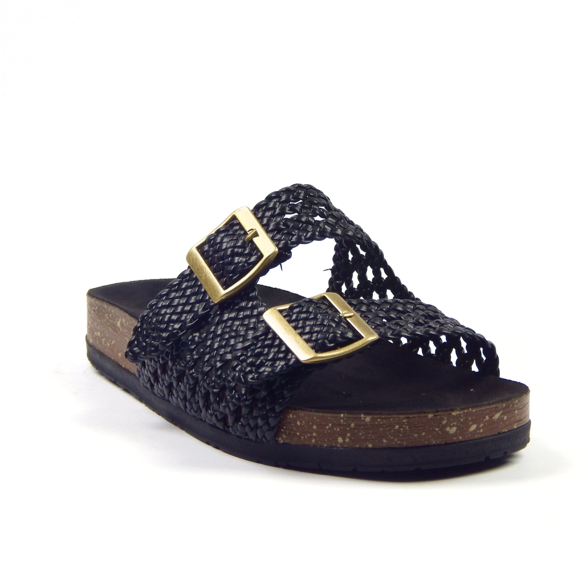 Black Urban Step Clogs - scarpehandmade