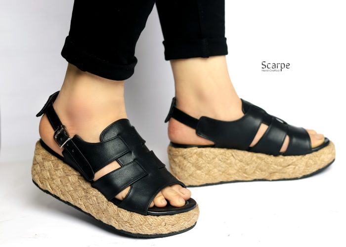 ⁦Wedge sandals⁩ - الصورة ⁦2⁩