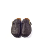 Chestnut Buckle Weave Clog - Image 3